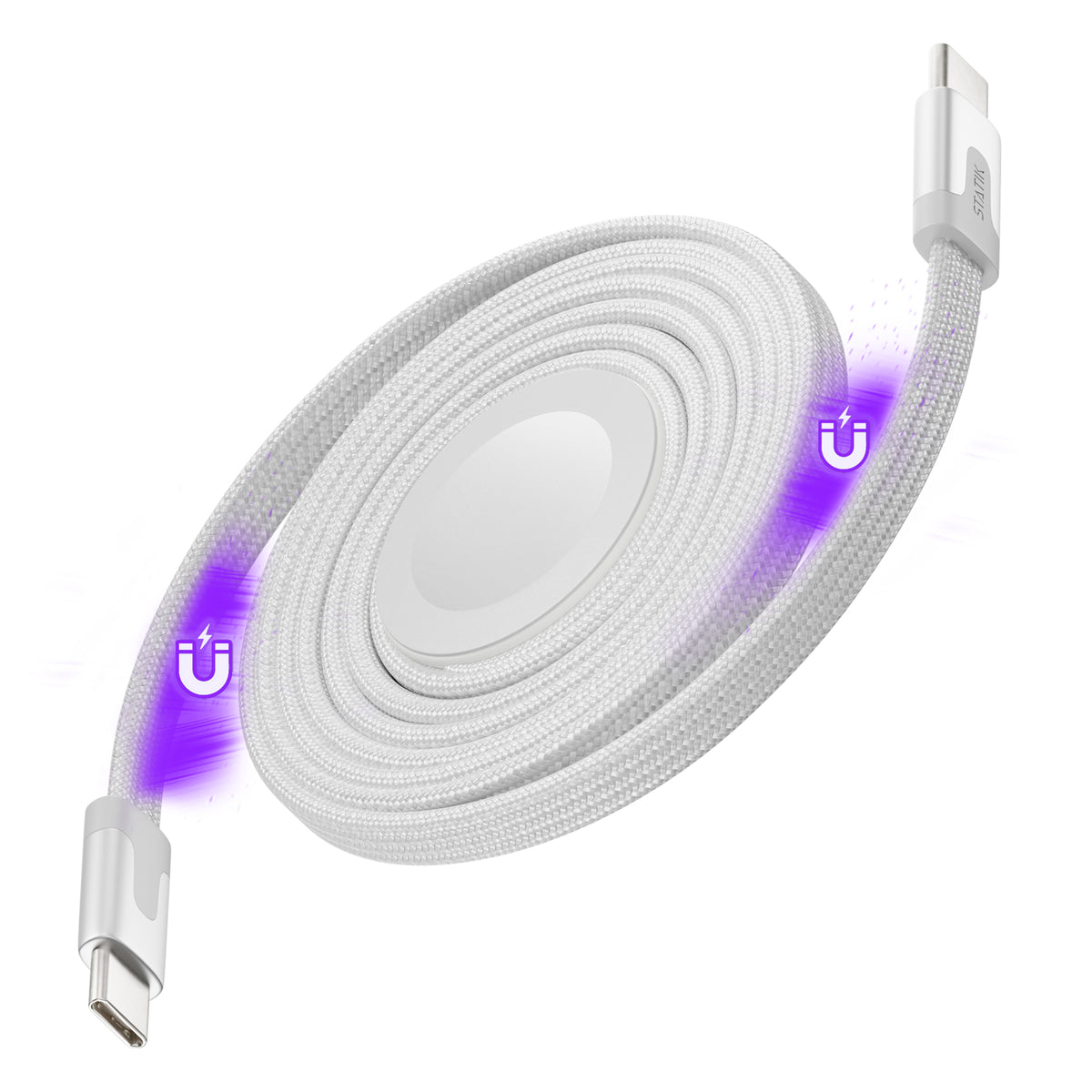 MagStack® Duo | 2-in-1 Wireless Apple Watch Charger & USB-C Cable