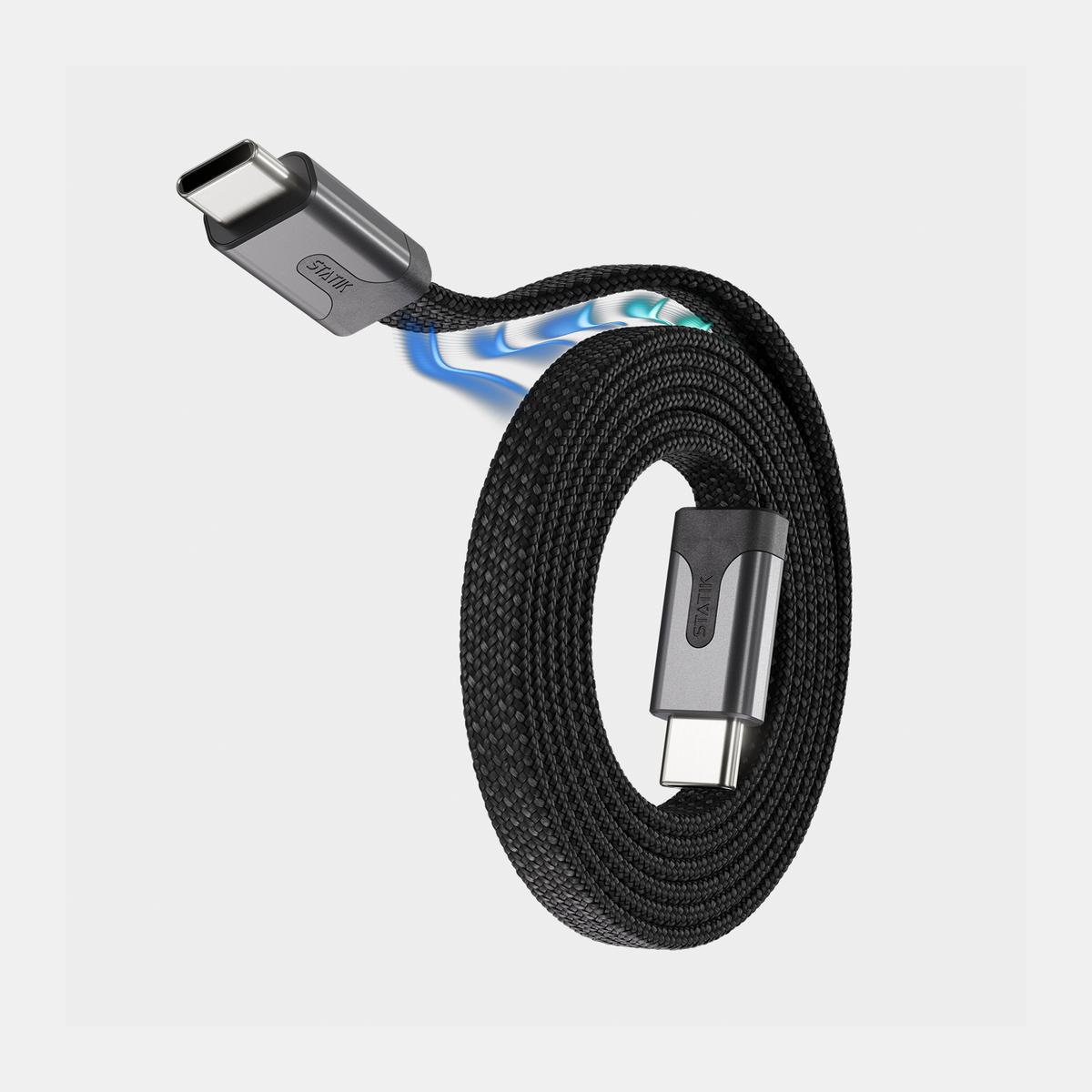 MagStack® Slim Pro | Tangle-Free Magnetic Nylon | Fast Charging Data Cable