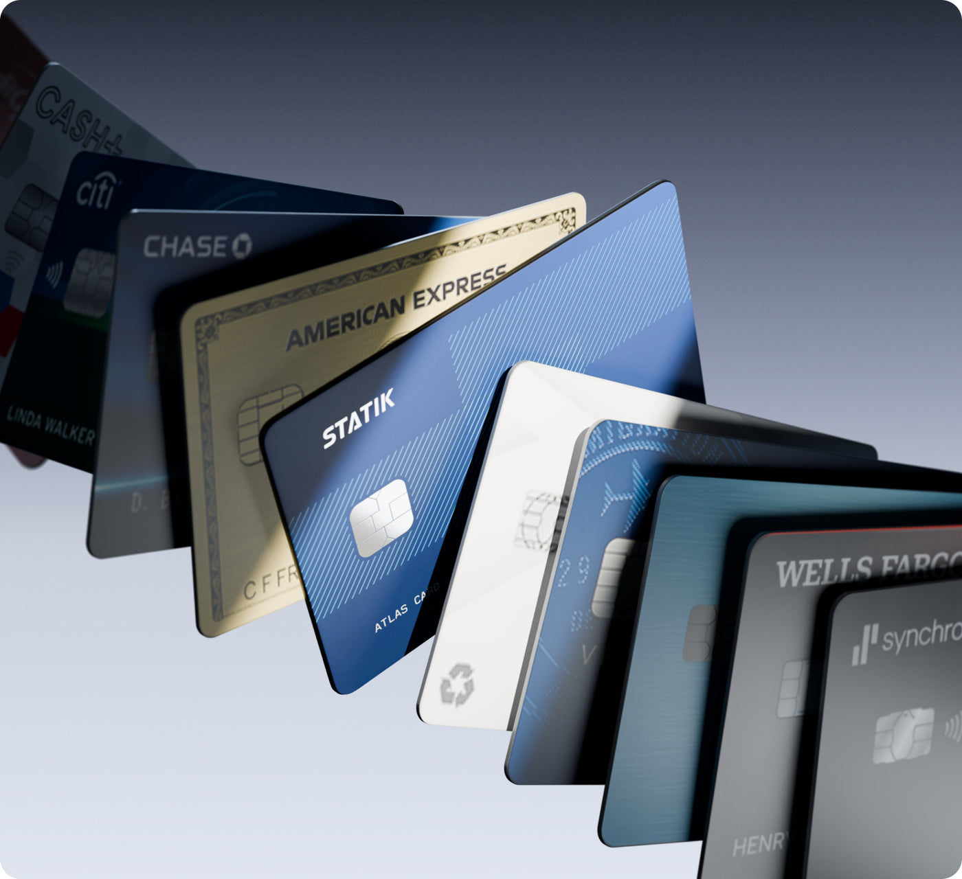 SmartCard Incognito among everyday credit cards