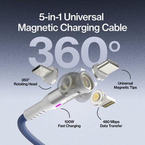 スタティック 360 プロ | 100W ユニバーサル充電ケーブル