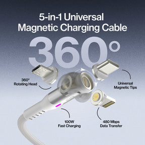 スタティック 360 プロ | 100W ユニバーサル充電ケーブル