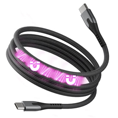 MagStack® Pro | Fast Charge & Data Cable | Tangle-Free Magnetic Nylon