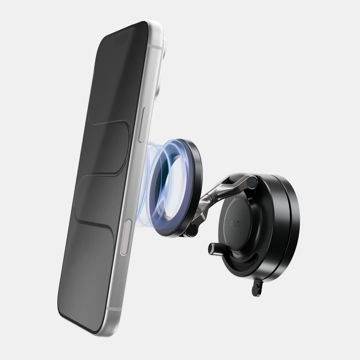 HyperMount (Gen 3)  | Vacuum Car Mount | Compatible with All Smart Phones | iPhone or Android