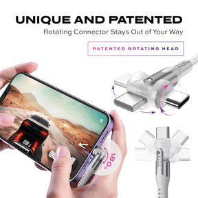 PowerPivot® Pro White | Fast Charge 100W Compatible | Data Transfer