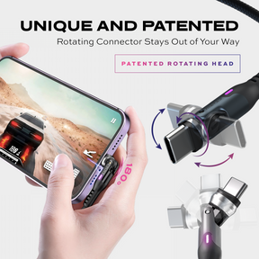 PowerPivot® | Charging & Data Transfer Cable | Rotating Head