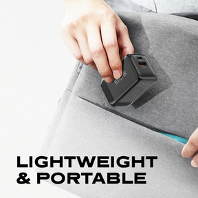 45 W GaN BlitzCharge Dual-Netzteil | 2 Ports Wandladegerät | Universell und kompakt 