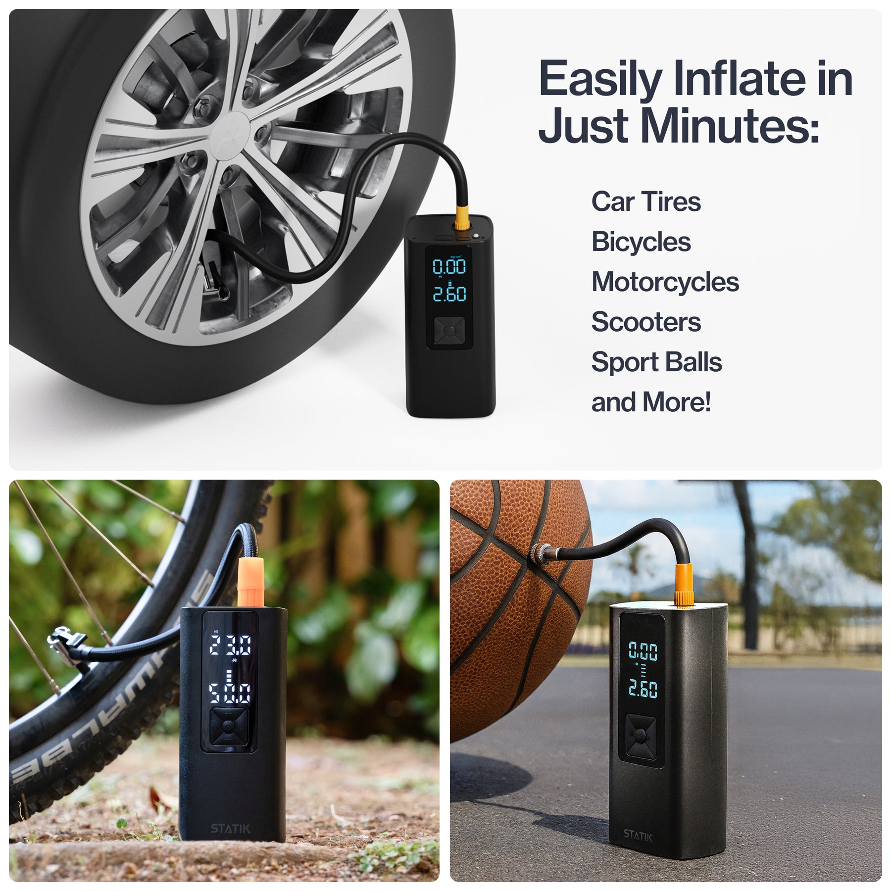 TireHero™ | Wireless Air Pump