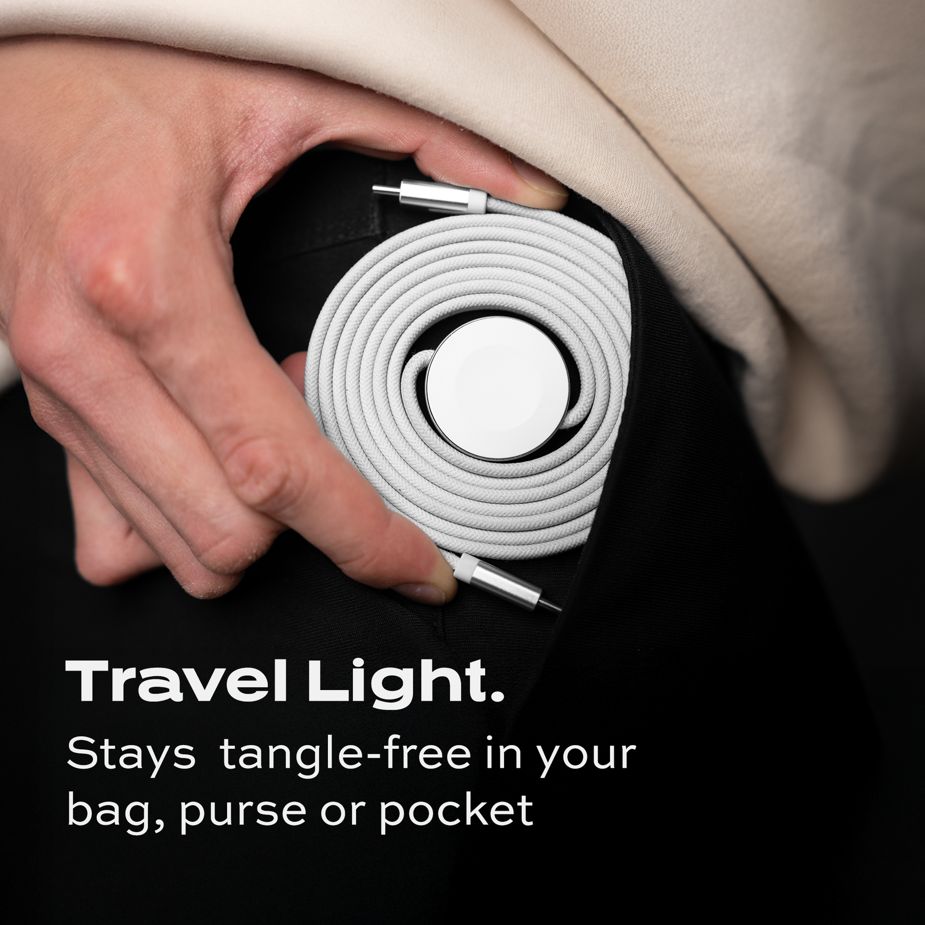 MagStack® Duo | 2-in-1 Wireless Apple Watch Charger & USB-C Cable