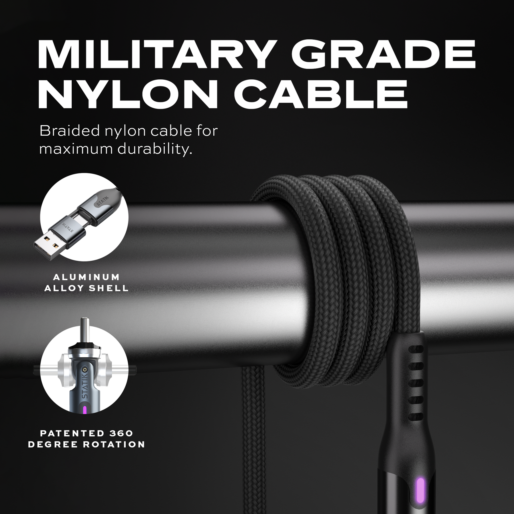 PowerPivot® Pro | Fast Charge 100W Compatible | Data Transfer