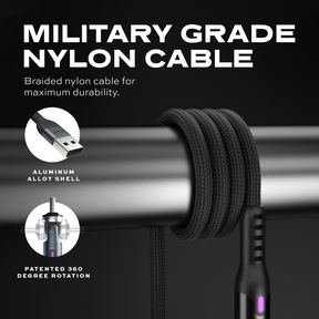 PowerPivot® | Charging & Data Transfer Cable | Rotating Head