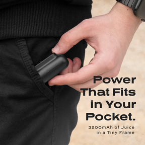 Snap-N-Charge | Ultra Portable & Travel-Ready Magnetic Charger | Universal 3200 mAh  Power Bank | USB-C, Lightning & Micro-USB  / PMX