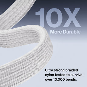 MagStack® Slim For Apple Watch | USB-C Apple Watch Cable | Tangle-Free Magnetic Nylon | 3ft