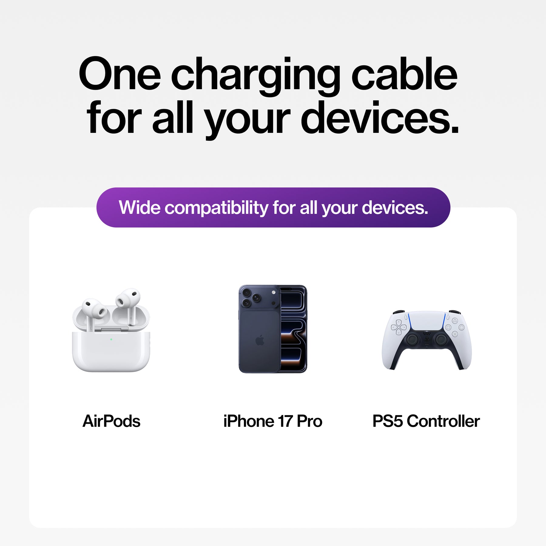 MagStack® | Tangle-Free Magnetic Nylon | Charge & Data Cable