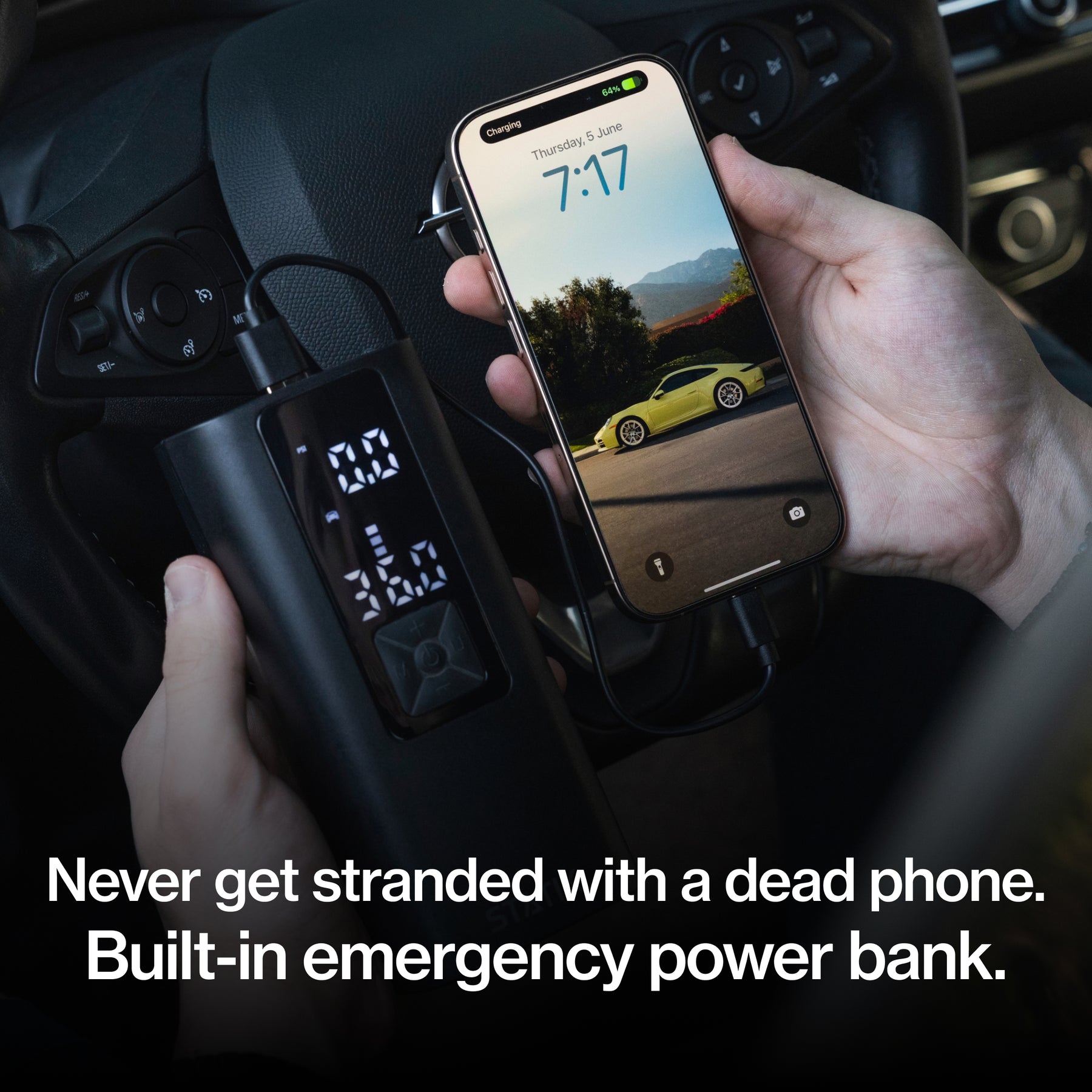 TireHero™ | Wireless Air Pump