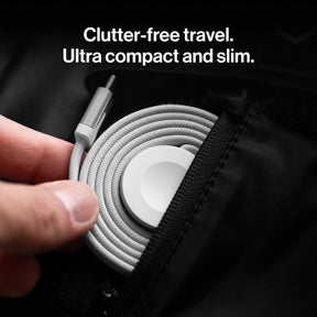MagStack® Slim For Apple Watch | USB-C Apple Watch Cable | Tangle-Free Magnetic Nylon | 3ft