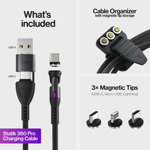 Static 360 Statik® 360 Pro | 100W Universal Charge & Data Cable