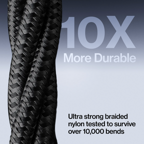 MagStack® Pro | Fast Charge & Data Cable | Tangle-Free Magnetic Nylon