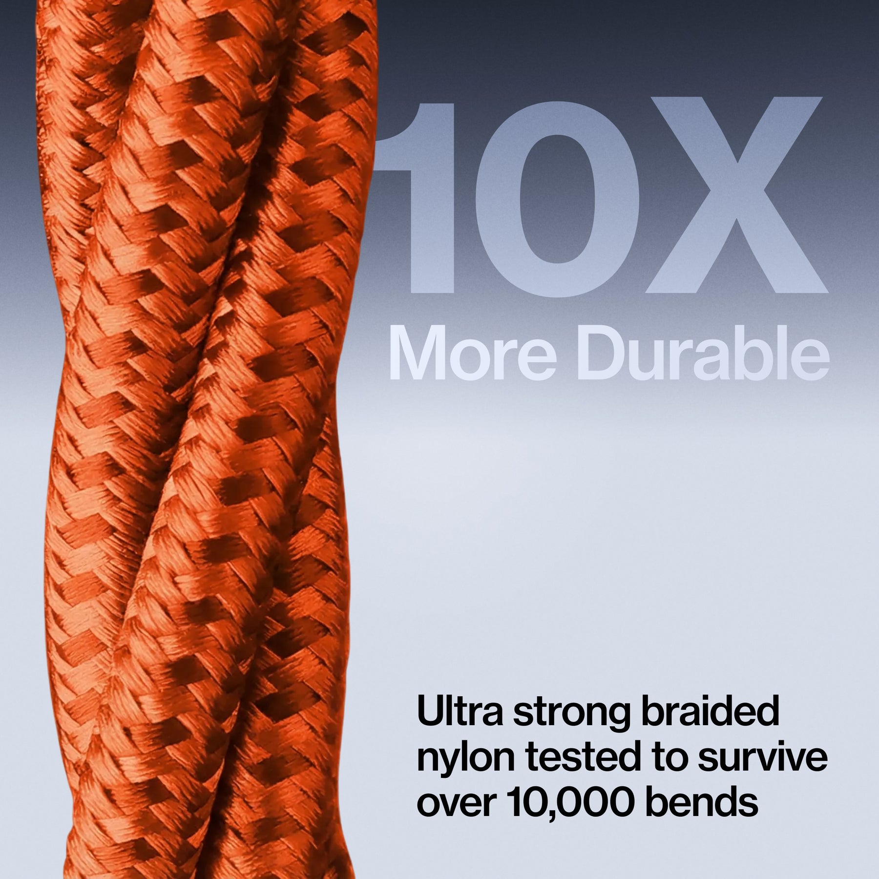 MagStack® Pro | Fast Charge & Data Cable | Tangle-Free Magnetic Nylon