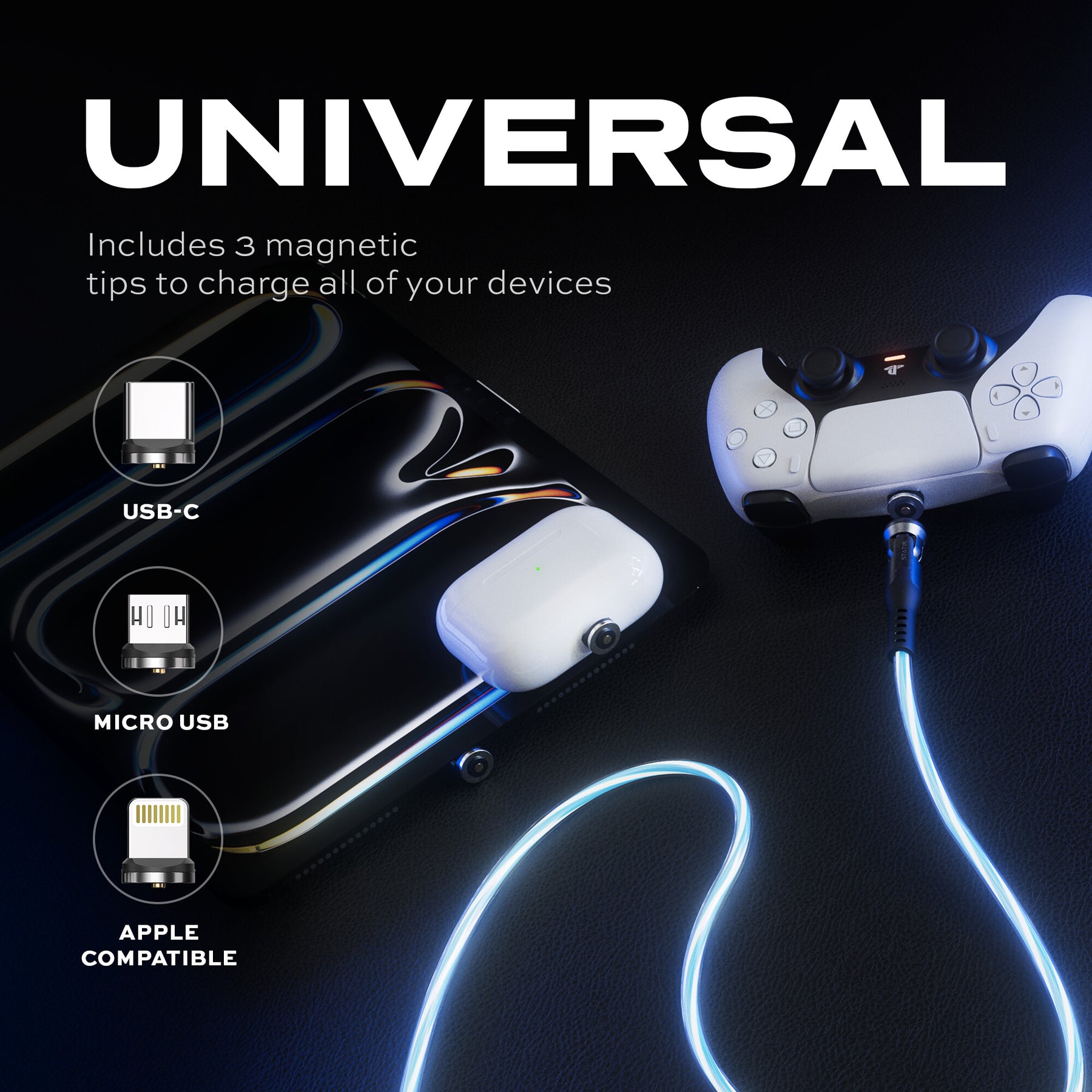 GloBright® 360 | Universal Magnetic Charge Cable
