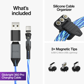 スタティック 360 プロ | 100W ユニバーサル充電ケーブル