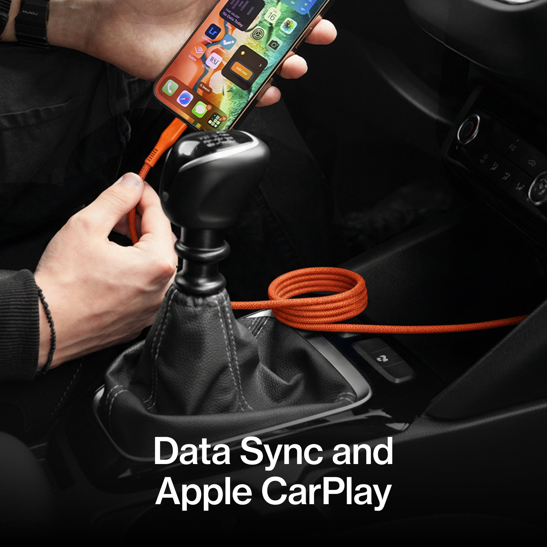 MagStack® Pro | Fast Charge & Data Cable | Tangle-Free Magnetic Nylon