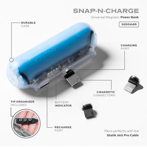 Snap-N-Charge Universelle magnetische Powerbank 