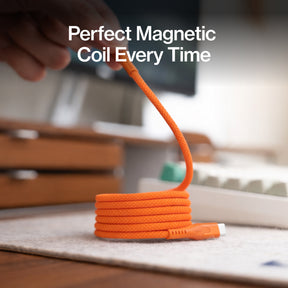 MagStack® Pro | Fast Charge & Data Cable | Tangle-Free Magnetic Nylon