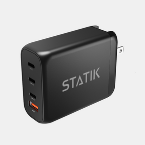 100W GaN Power Adapter | 4 Port Wall Charger | Universal & Compact