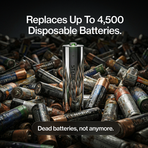 Rechargeable AAA Batteries |  4 Pack | USB-C Rechargeable