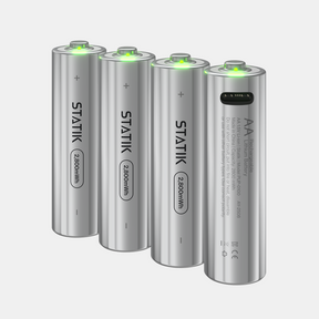 Rechargeable AA Batteries |  4 Pack | USB-C Rechargeable