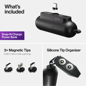Snap-N-Charge™ | Powerbank magnetico universale