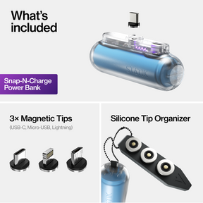 Snap-N-Charge™ | Powerbank magnetico universale