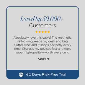 MagStack® | Tangle-Free Magnetic Nylon | Charge & Data Cable LP3