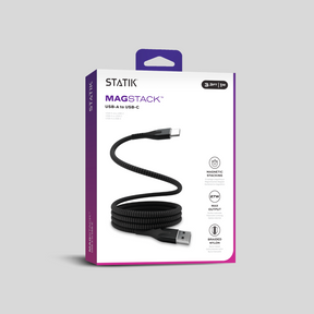 MagStack® | Tangle-Free Magnetic Nylon | Charge & Data Cable LP3