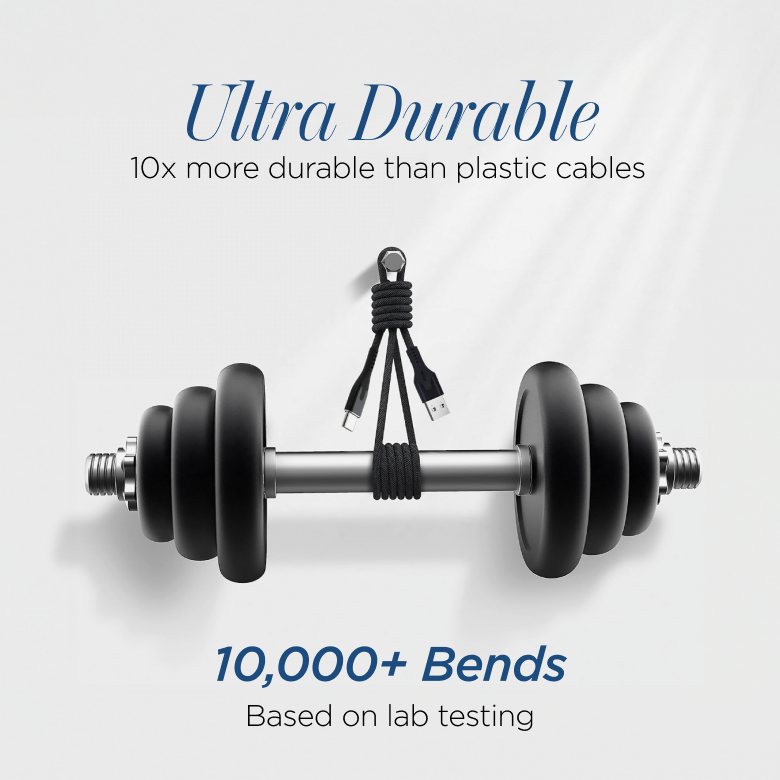 MagStack® | Tangle-Free Magnetic Nylon | Charge & Data Cable LP3