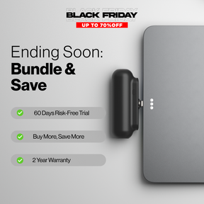 Snap-N-Charge | Ultra Tiny Power Bank | 70% Off