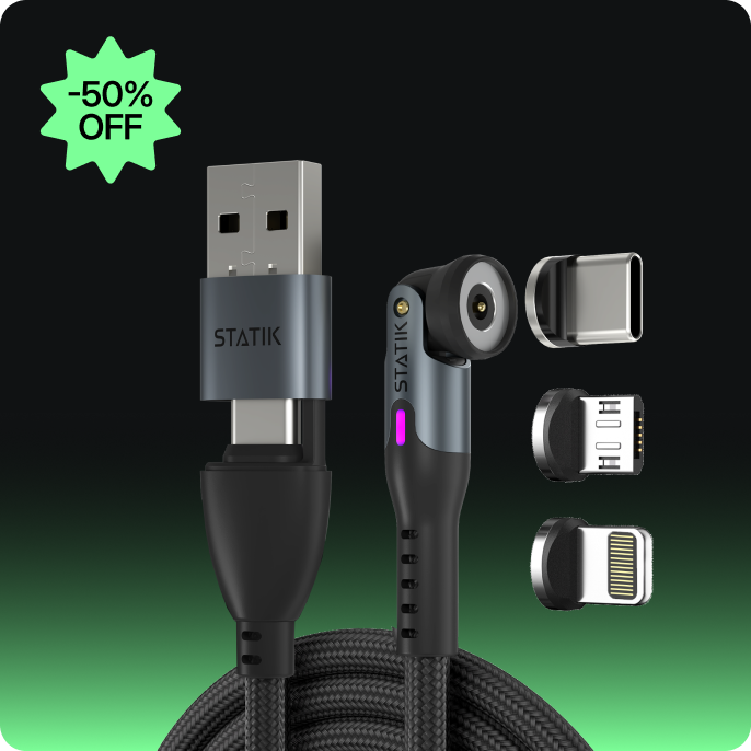 Statik 360 Pro | Câble de charge universel 100 W