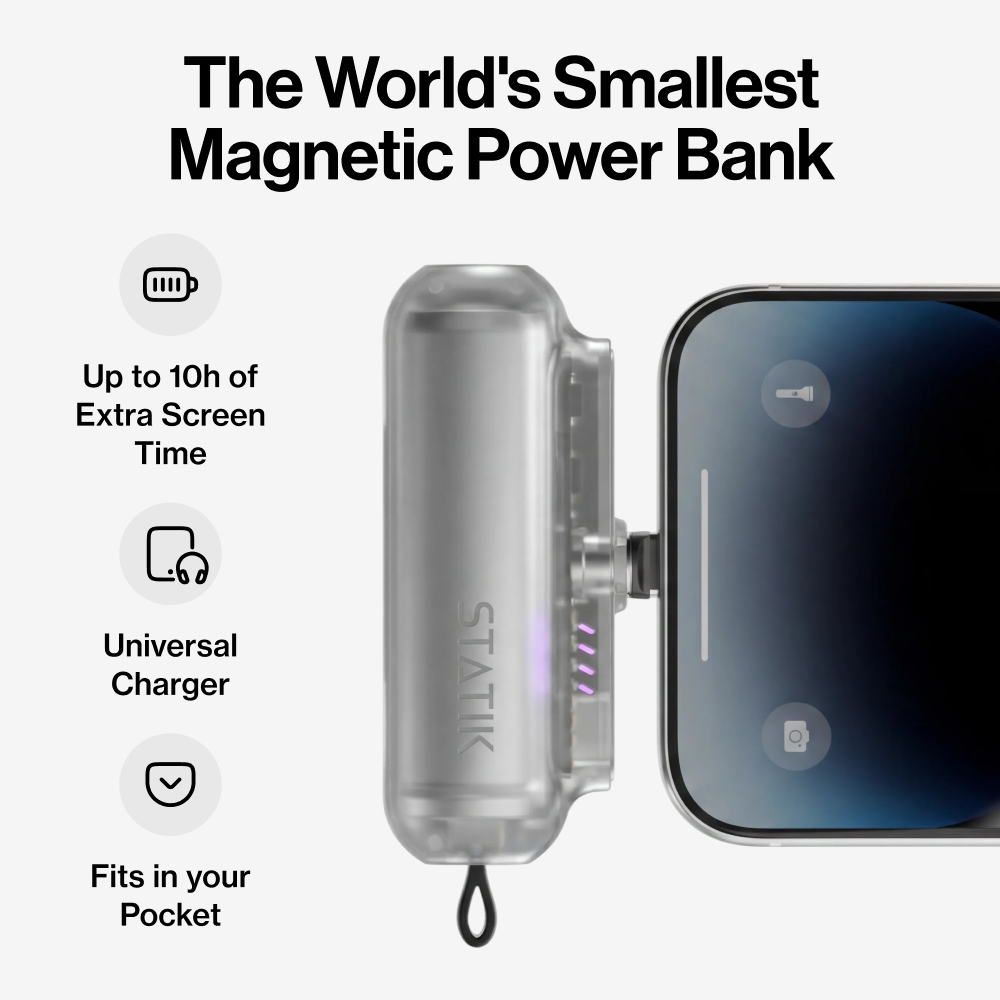 Snap-N-Charge™ | Powerbank magnetico universale