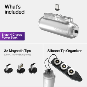 Snap-N-Charge™ | Powerbank magnetico universale