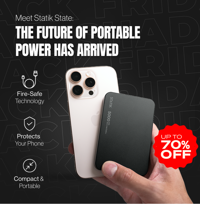 Statik State Power Bank® | Black Friday Offer