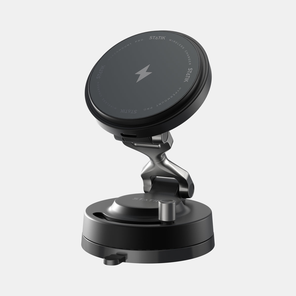 HyperMount Pro | 15W Wireless Charging Nano-Vacuum Mount