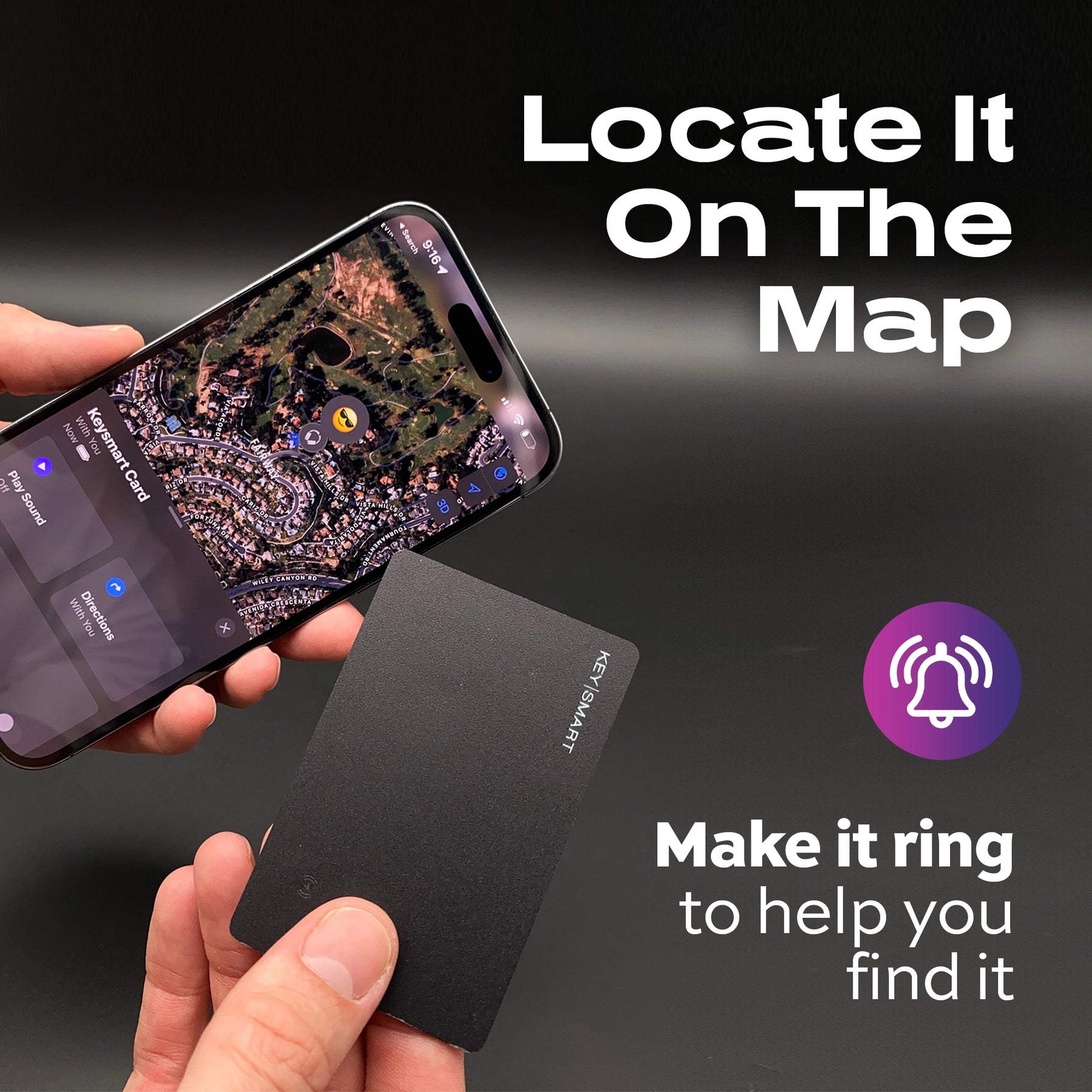 KeySmart® SmartCard | Works With Apple Find My App | Wireless Charging