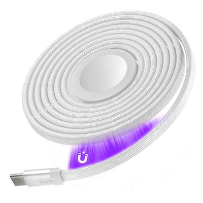 MagStack® Slim For Apple Watch | USB-C Apple Watch Cable | Tangle-Free Magnetic Nylon | 3ft