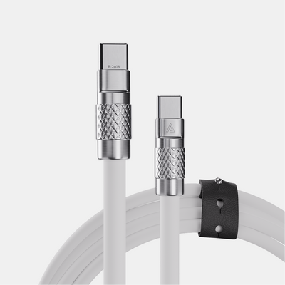 TsumoCharge® | 100W Silicone Charging Cable | White