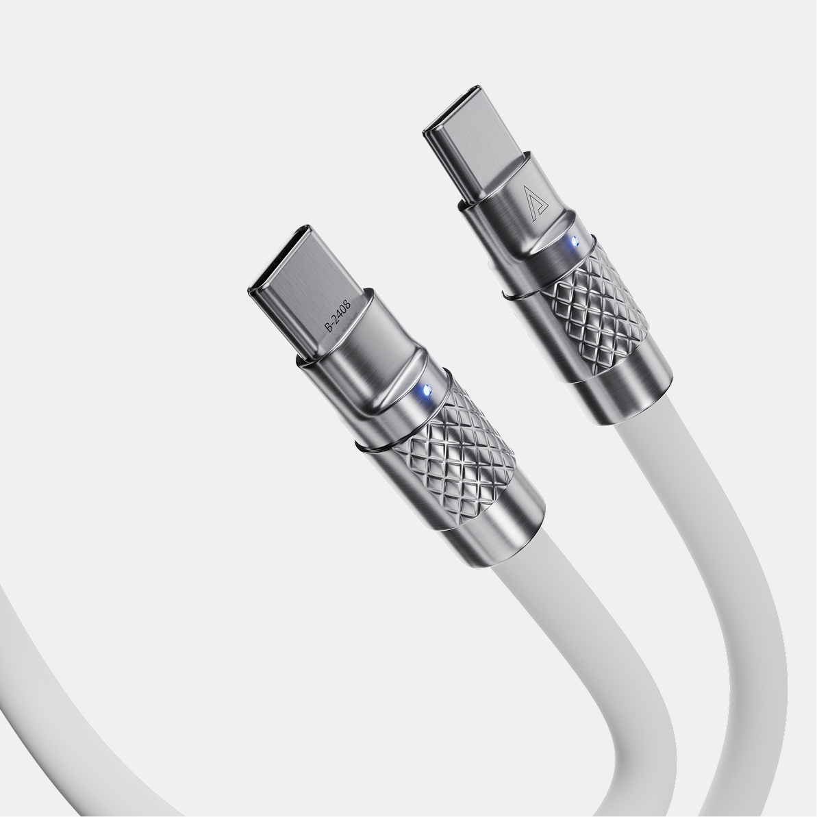 TsumoCharge® | 100W Silicone Charging Cable | White