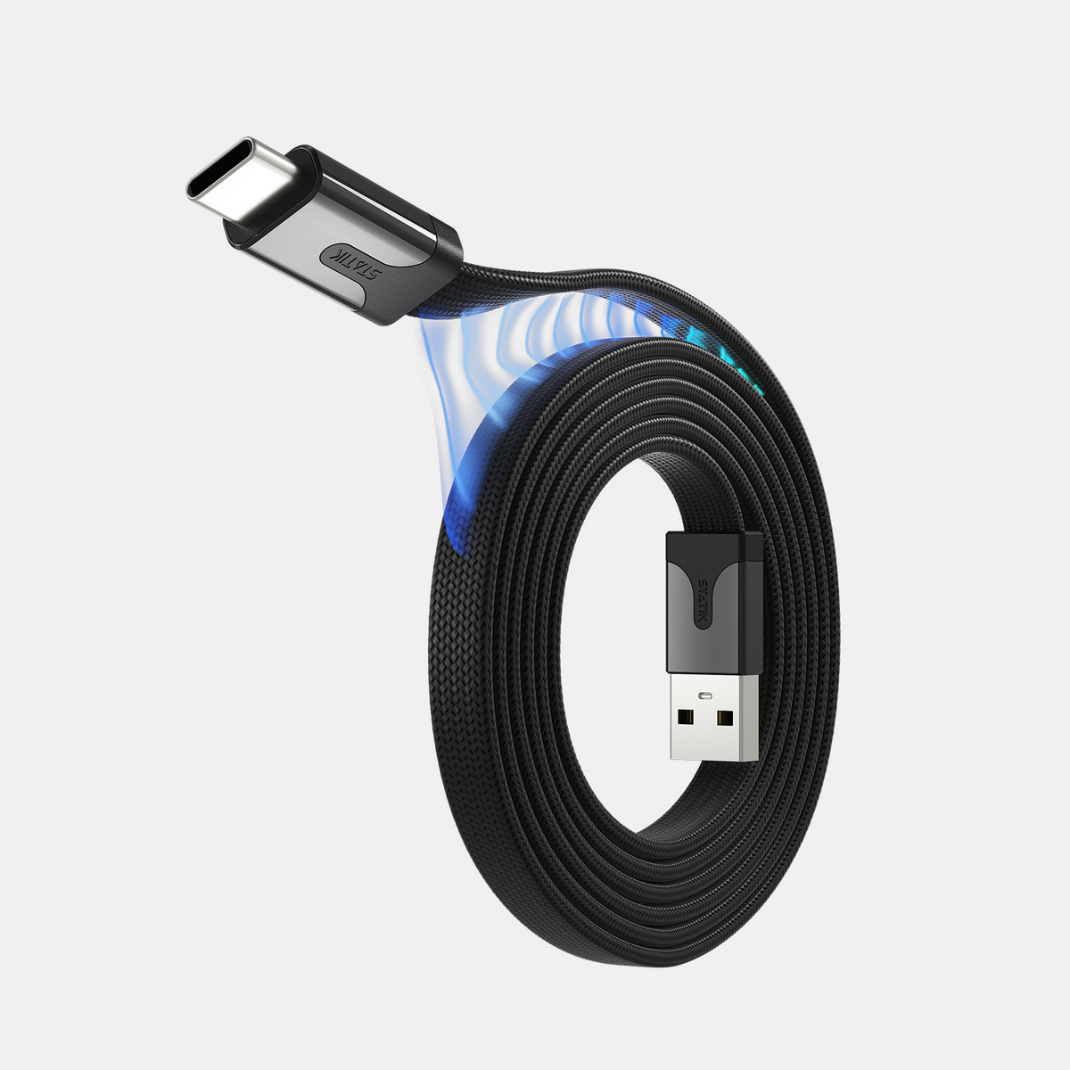 MagStack® Slim | Tangle-Free Magnetic Nylon | Charge & Data Cable