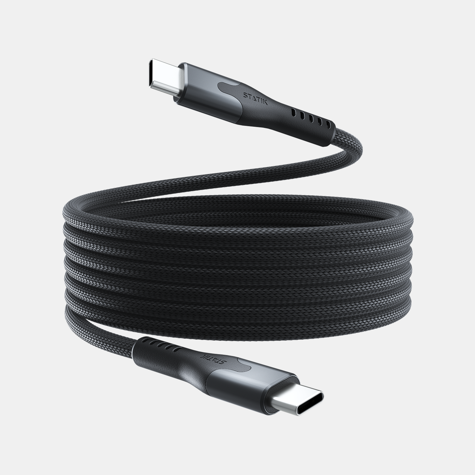 MagStack® Pro | Fast Charge & Data Cable | Tangle-Free Magnetic Nylon