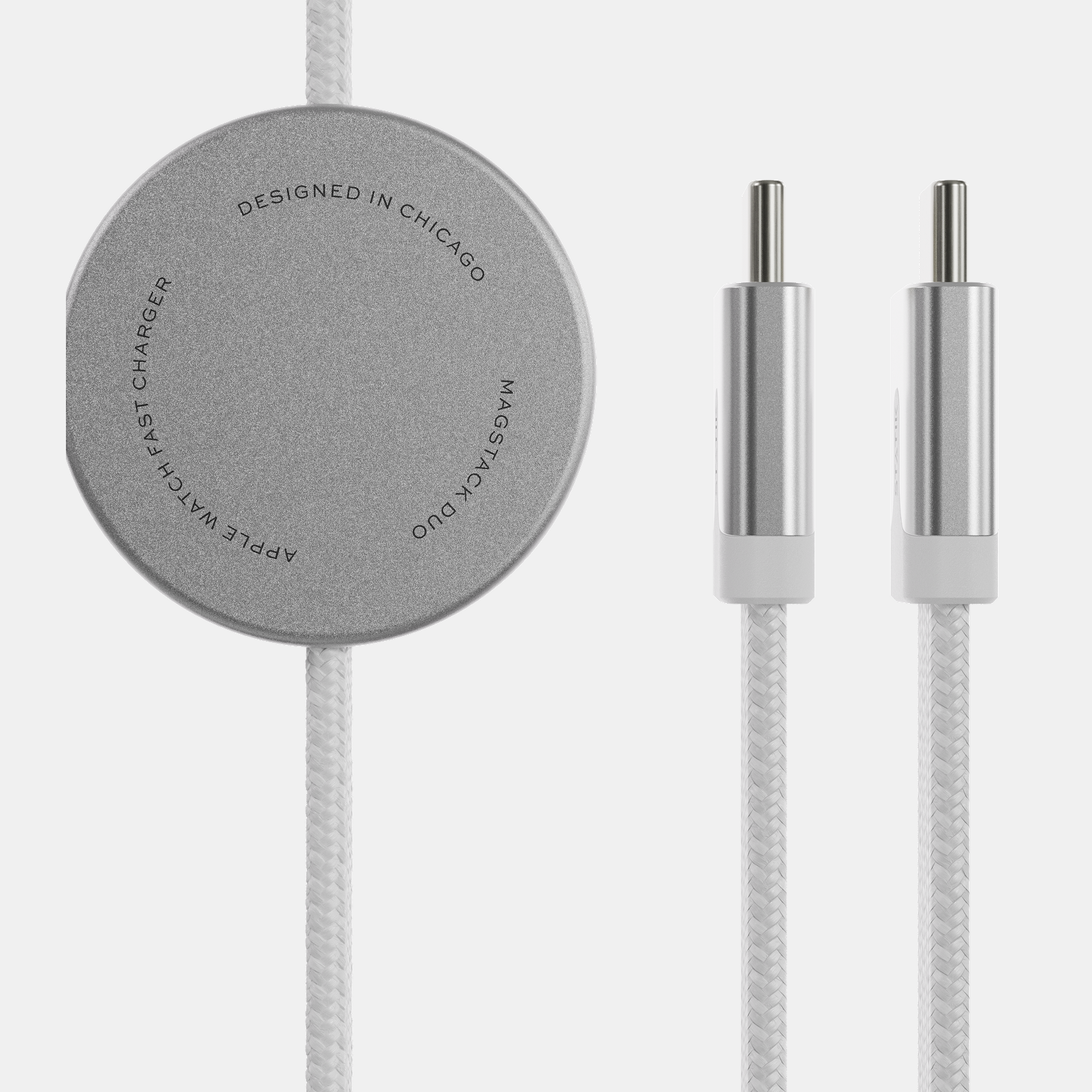 MagStack® Duo | 2-in-1 Wireless Apple Watch Charger & USB-C Cable