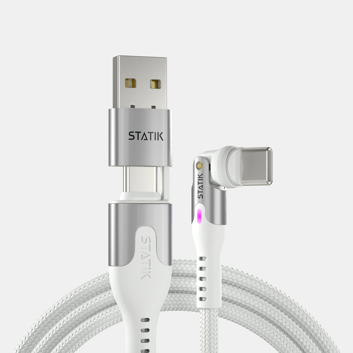 PowerPivot® Pro White | Fast Charge 100W Compatible | Data Transfer