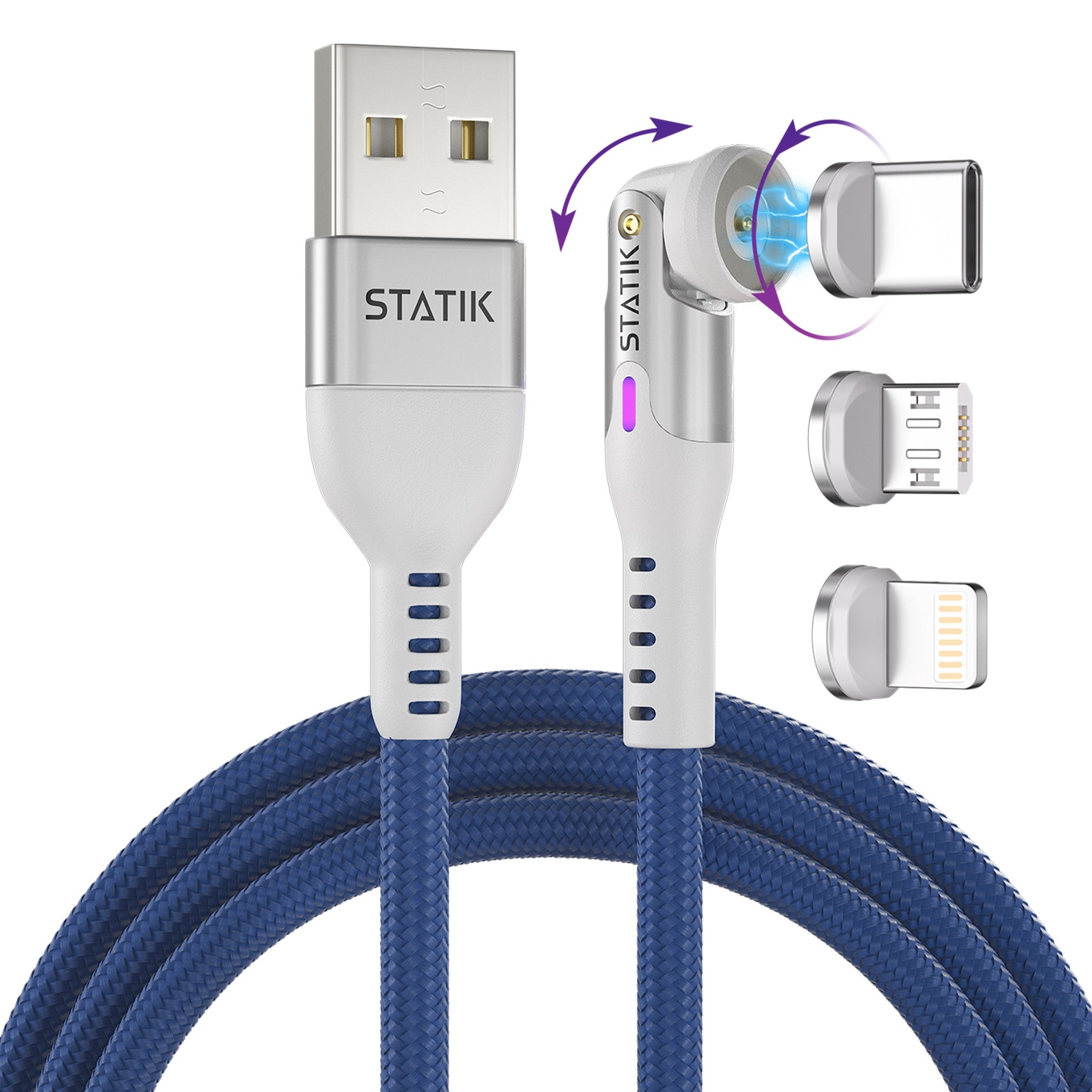Mock Statik® 360 Pro | 100W Universal Charge & Data Cable (Copy)